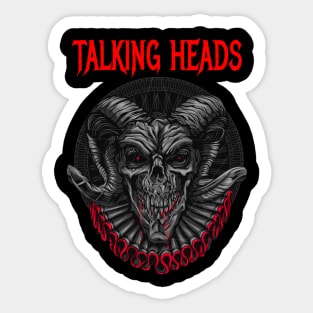 TALKING HEADS BAND Sticker